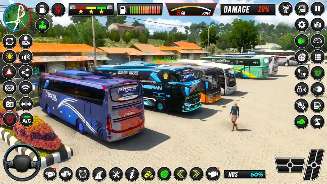 Euro Bus Simulator - Bus Games  [МОД Бесконечные монеты] Screenshot 3