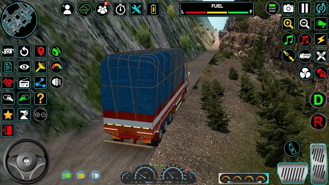 Indian Truck Offroad Cargo Sim (Индийский грузовик   )  [МОД Unlocked] Screenshot 3