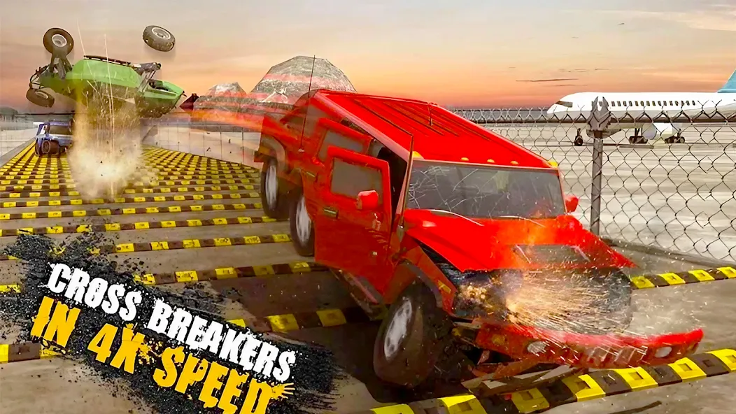 Car Crash Speed Bump Car Games  [МОД Бесконечные монеты] Screenshot 3