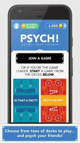 Psych! Outwit your friends  [МОД Бесконечные монеты] Screenshot 3