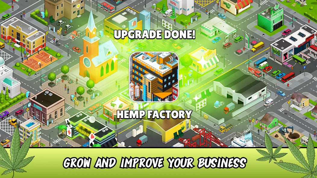 Weed City - Hemp Farm Tycoon (Уид Сити)  [МОД Unlimited Money] Screenshot 4