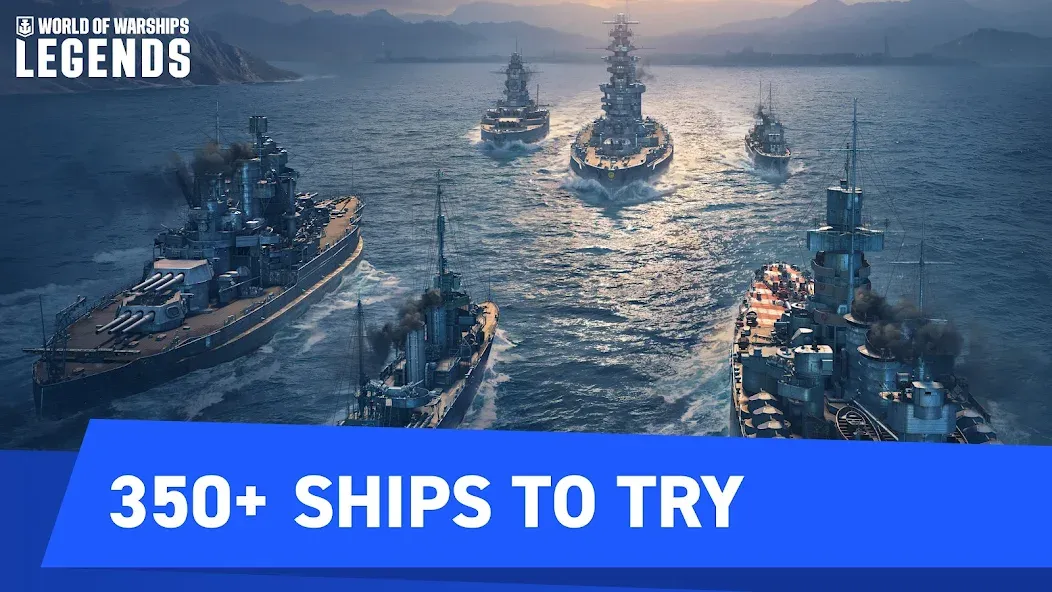 World of Warships Legends PvP (Ворлд оф Варшипс Легендс)  [МОД Бесконечные деньги] Screenshot 1