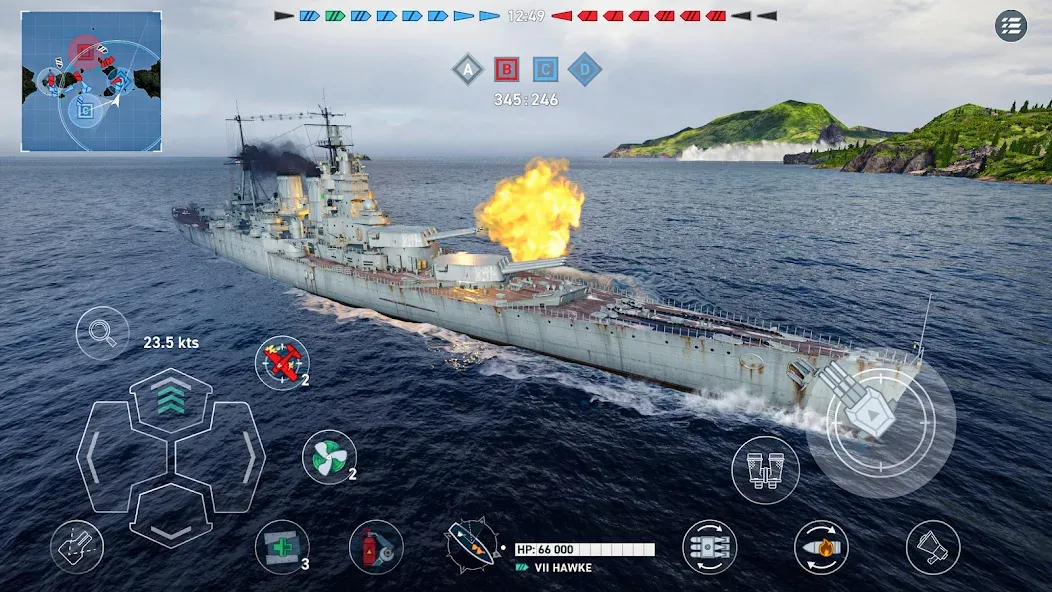 World of Warships Legends PvP (Ворлд оф Варшипс Легендс)  [МОД Бесконечные деньги] Screenshot 5