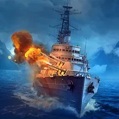 Скачать взломанную World of Warships Legends PvP (Ворлд оф Варшипс Легендс)  [МОД Бесконечные деньги] - полная версия apk на Андроид