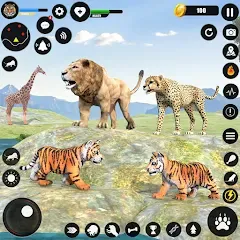 Скачать взломанную Tiger Simulator Animal Games (Тигровый симулятор  игры с животными)  [МОД Много денег] - стабильная версия apk на Андроид