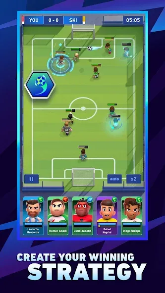 AFK Football: RPG Soccer Games  [МОД Много денег] Screenshot 1