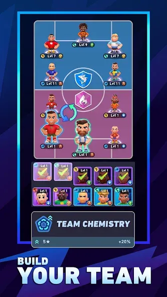 AFK Football: RPG Soccer Games  [МОД Много денег] Screenshot 3