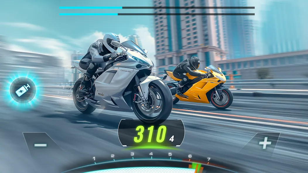 Motor Bike: Xtreme Races  [МОД Много денег] Screenshot 3