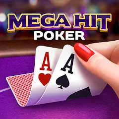 Скачать взлом Mega Hit Poker: Texas Holdem (Мега Хит Покер)  [МОД Unlimited Money] - последняя версия apk на Андроид