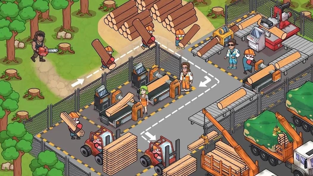 Lumber Out (Ламбер Аут)  [МОД Меню] Screenshot 1