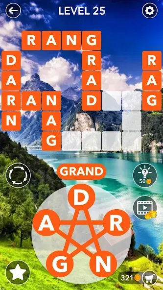 Word Crossword Search  [МОД Бесконечные монеты] Screenshot 3