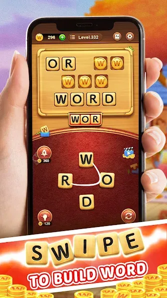 Word Connect (Ворд Коннект)  [МОД Menu] Screenshot 1