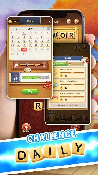 Word Connect (Ворд Коннект)  [МОД Menu] Screenshot 4