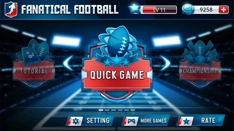 Fanatical Football (Фанатический футбол)  [МОД Бесконечные деньги] Screenshot 3