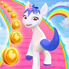 Скачать взлом Unicorn Kingdom: Running Games (Юникорн Кингдом)  [МОД Menu] - последняя версия apk на Андроид