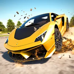 Взлом Car Crash: 3D Mega Demolition (Кар краш)  [МОД Много денег] - полная версия apk на Андроид