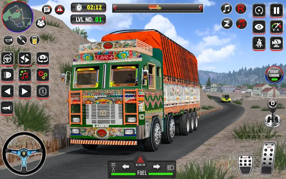 Indian Truck Drive Truck Games (Индийский грузовой симулятор)  [МОД Все открыто] Screenshot 2