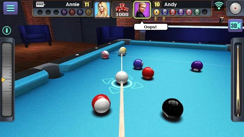 3D Pool Ball  [МОД Много денег] Screenshot 1