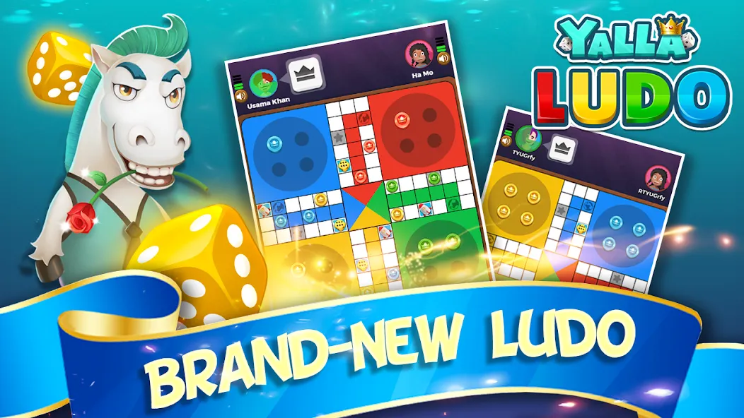 Yalla Ludo - Ludo&Domino (Ялла Лудо)  [МОД Unlimited Money] Screenshot 1