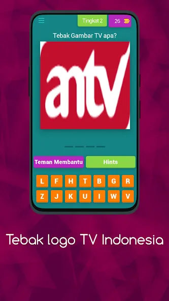 Logo TV Indonesia  Asah Otakmu (Тебак Гамбар Лого ТВ)  [МОД Unlimited Money] Screenshot 3