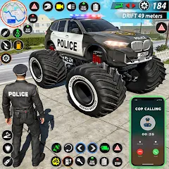 Взлом Police Monster Truck Car Games  [МОД Бесконечные монеты] - последняя версия apk на Андроид