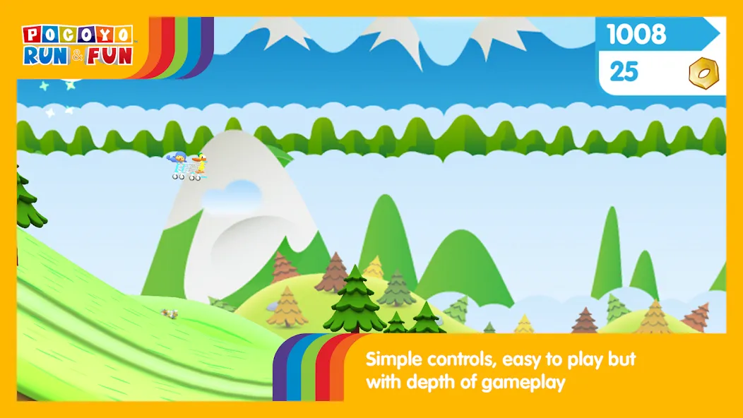 Pocoyo Run & Fun: Cartoon Jump  [МОД Много денег] Screenshot 3