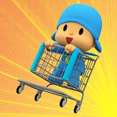 Скачать взломанную Pocoyo Run & Fun: Cartoon Jump  [МОД Много денег] - стабильная версия apk на Андроид