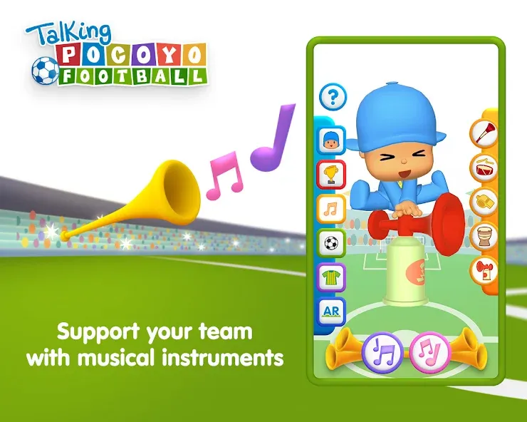 Talking Pocoyo Football  [МОД Все открыто] Screenshot 4