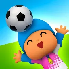 Взломанная Talking Pocoyo Football  [МОД Все открыто] - полная версия apk на Андроид