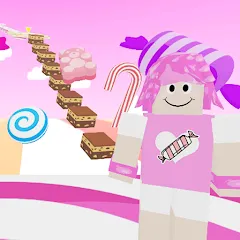 Взлом Candy Parkour Sweet girl (Кенди Паркур Свит грл)  [МОД Mega Pack] - полная версия apk на Андроид