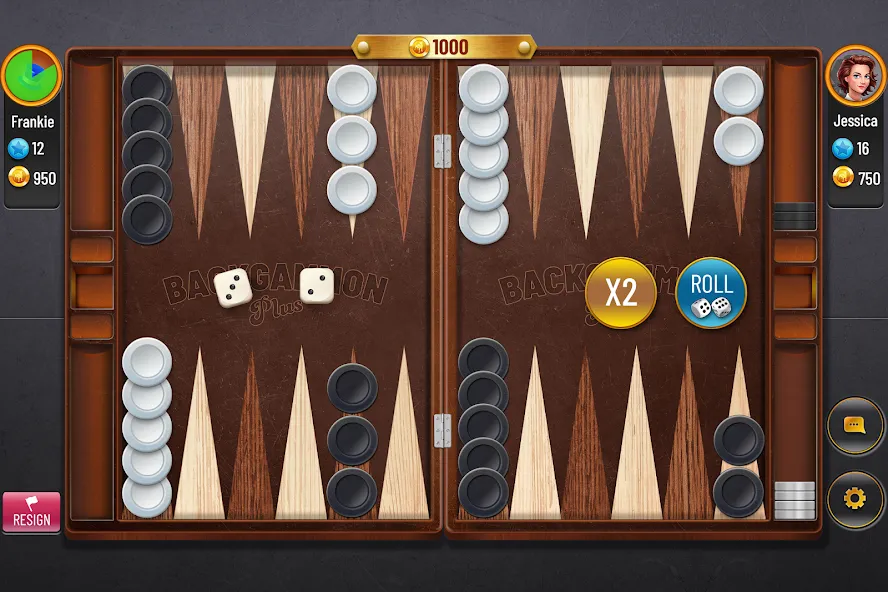 Backgammon Plus - Board Game (Бэкгаммон Плюс)  [МОД Mega Pack] Screenshot 1