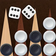 Скачать взлом Backgammon Plus - Board Game (Бэкгаммон Плюс)  [МОД Mega Pack] - полная версия apk на Андроид