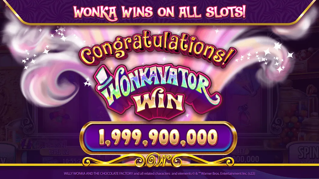 Willy Wonka Vegas Casino Slots (Вилли Вонка Вегас Казино Слоты)  [МОД Menu] Screenshot 1