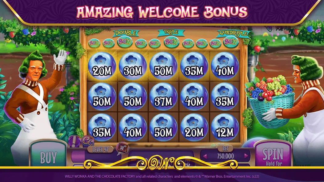 Willy Wonka Vegas Casino Slots (Вилли Вонка Вегас Казино Слоты)  [МОД Menu] Screenshot 5