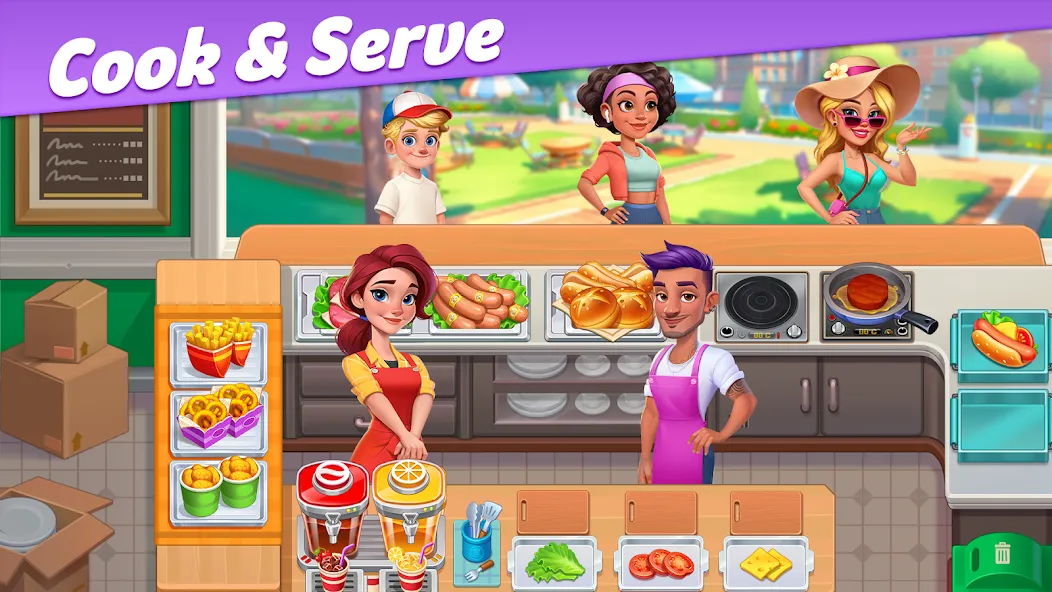 Restaurant Rescue - Food Games (Ресторанный спасатель)  [МОД Много денег] Screenshot 1