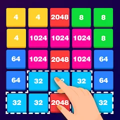 Взломанная 2248 Number block puzzle 2048 (Две тысячи двести сорок восемь)  [МОД Много монет] - последняя версия apk на Андроид