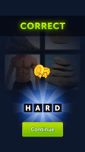 4 Pics 1 Word (Картинки 1 Слово)  [МОД Много денег] Screenshot 3