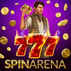 Скачать взлом SpinArena Online Casino Slots (СпинАрена Онлайн Казино Слоты)  [МОД Бесконечные монеты] - полная версия apk на Андроид