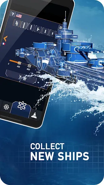 Fleet Battle - Sea Battle  [МОД Mega Pack] Screenshot 5