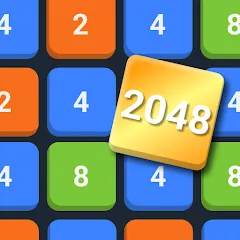 Взломанная 2048: Puzzle Game! Merge Block (Две тысячи сорок восемь)  [МОД Все открыто] - стабильная версия apk на Андроид