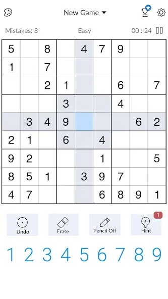 Sudoku - Classic Sudoku Puzzle  [МОД Unlocked] Screenshot 2