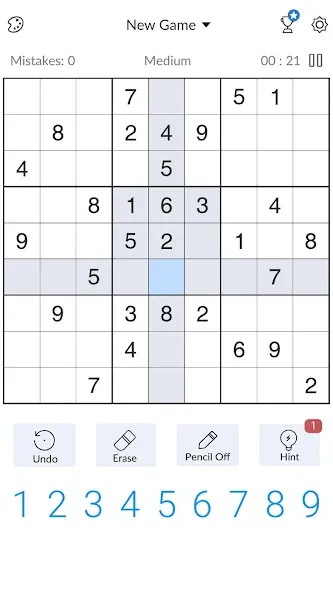 Sudoku - Classic Sudoku Puzzle  [МОД Unlocked] Screenshot 3