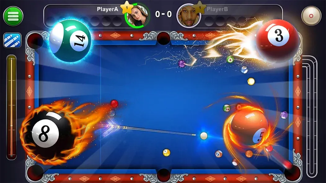 8 Ball Live - Billiards Games (Бол Лайв)  [МОД Бесконечные деньги] Screenshot 3