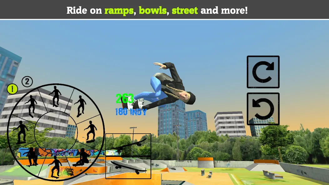 Skateboard FE3D 2 (Скейтборд 3D 2)  [МОД Бесконечные деньги] Screenshot 5