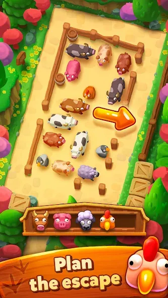 Farm Jam: Animal Parking Game (Фарм Джам)  [МОД Много монет] Screenshot 4