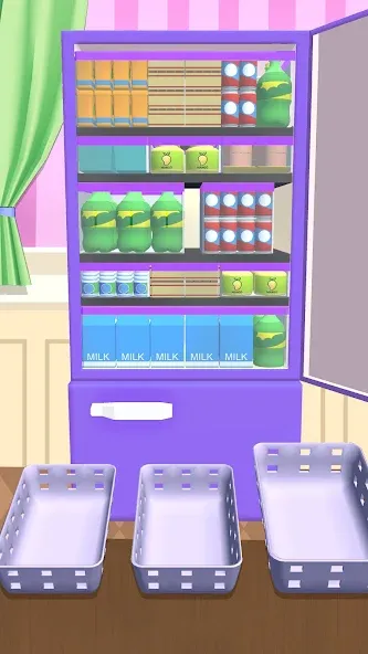 Fill Up Fridge：Organizing Game  [МОД Все открыто] Screenshot 5