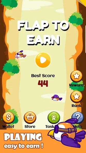 Flap To Earn (Флап Ту Ирн)  [МОД Unlimited Money] Screenshot 1