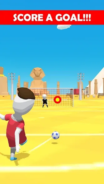 Stickman Freekick: Soccer game  [МОД Mega Pack] Screenshot 2