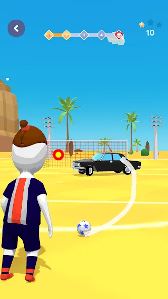 Stickman Freekick: Soccer game  [МОД Mega Pack] Screenshot 4