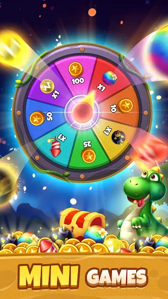 Bubble Shooter Primitive Eggs (Бабл Шутер Примитивные Яйца)  [МОД Unlimited Money] Screenshot 1